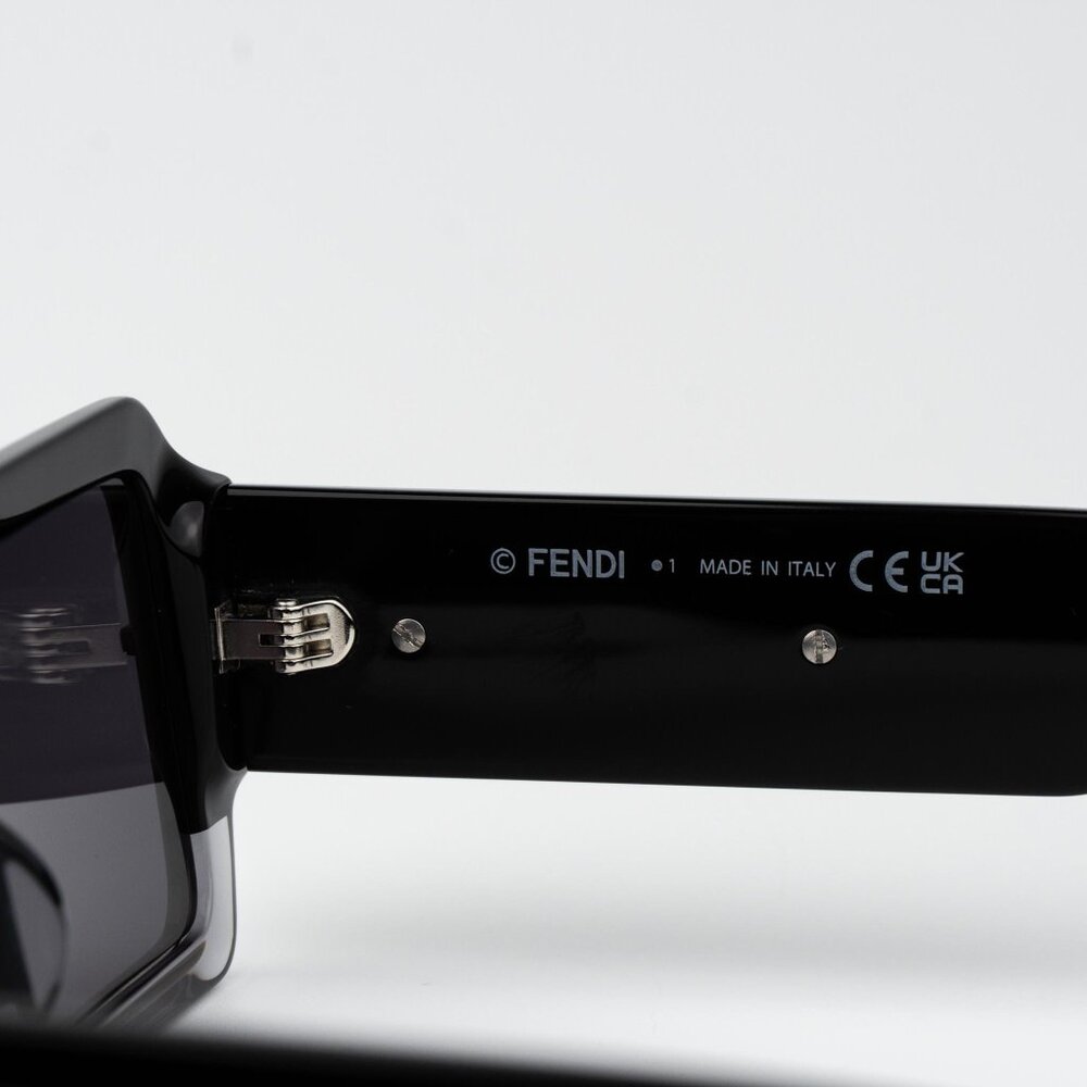 Fendi Black Rectangular Sunglasses - image 6